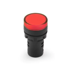 Lampa semnalizare rosu, LED, AD16-22D, 22mm